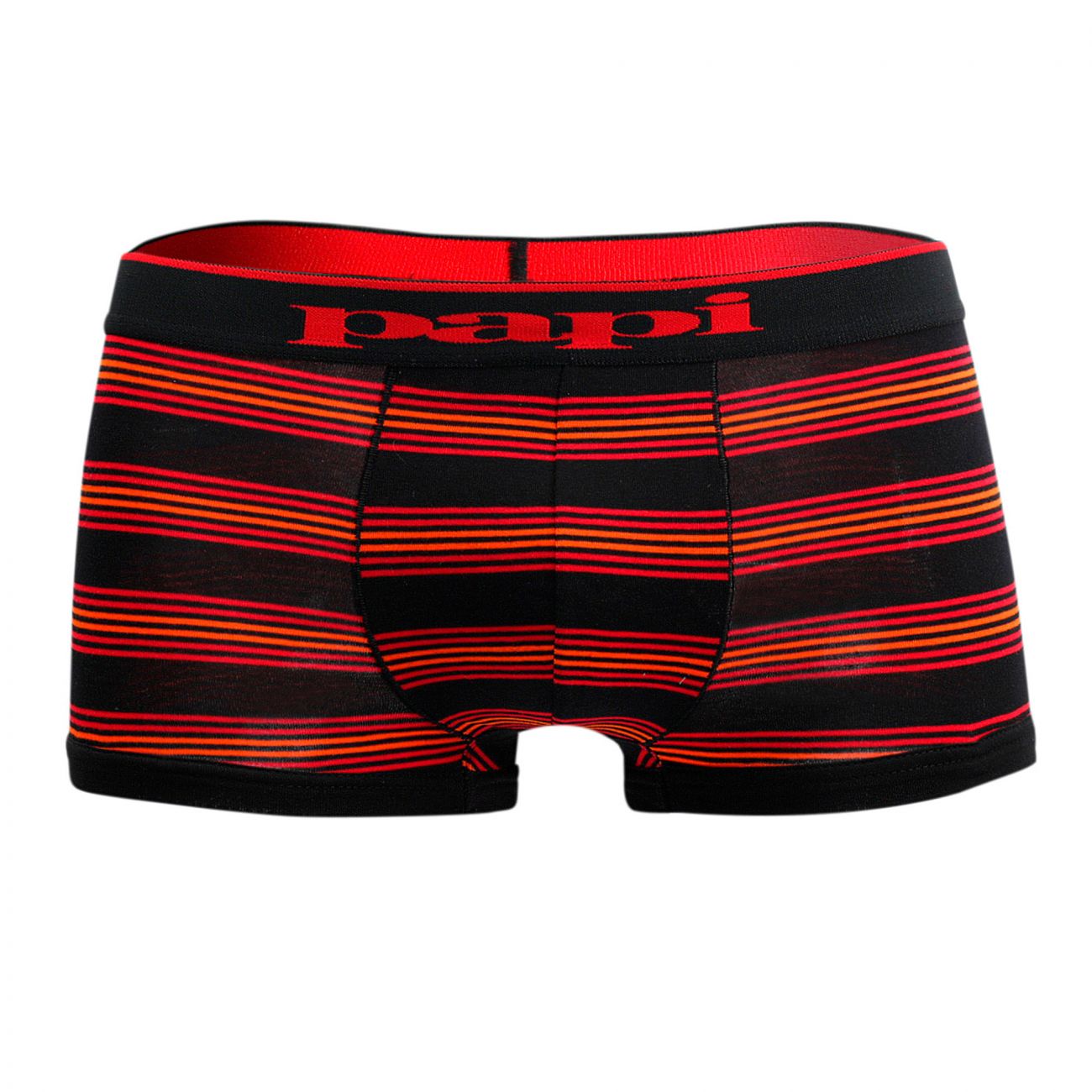 Papi 980503-982 Cotton Stretch Brazilian Yarndye Band Stripe Red Black