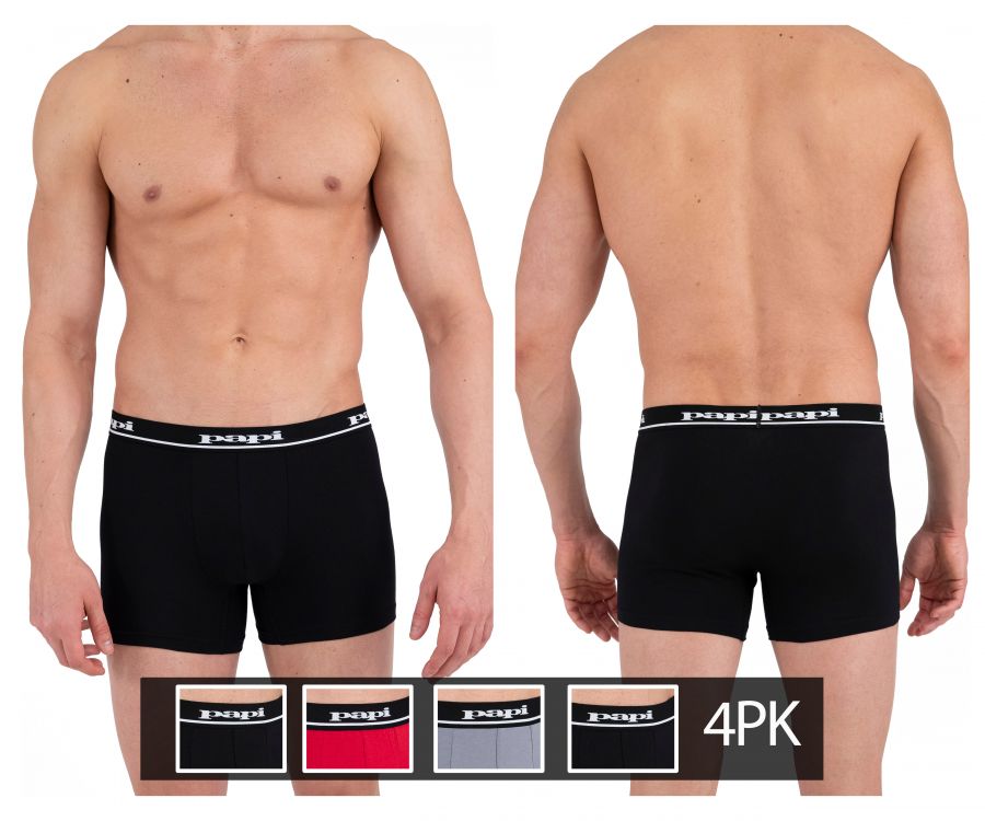 Papi 990001-903 4PK Boxer Briefs