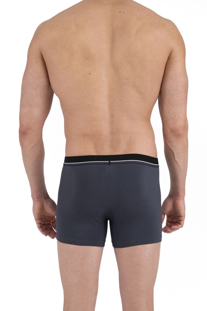 Papi 990002-962 4PK Boxer Briefs Gray Black