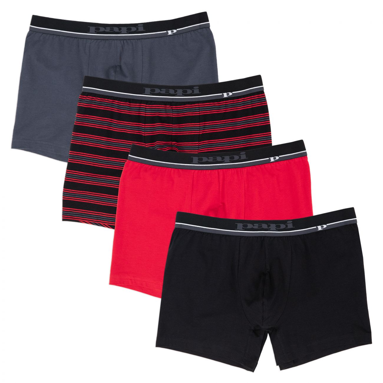 Papi 990005-903 4PK Boxer Briefs
