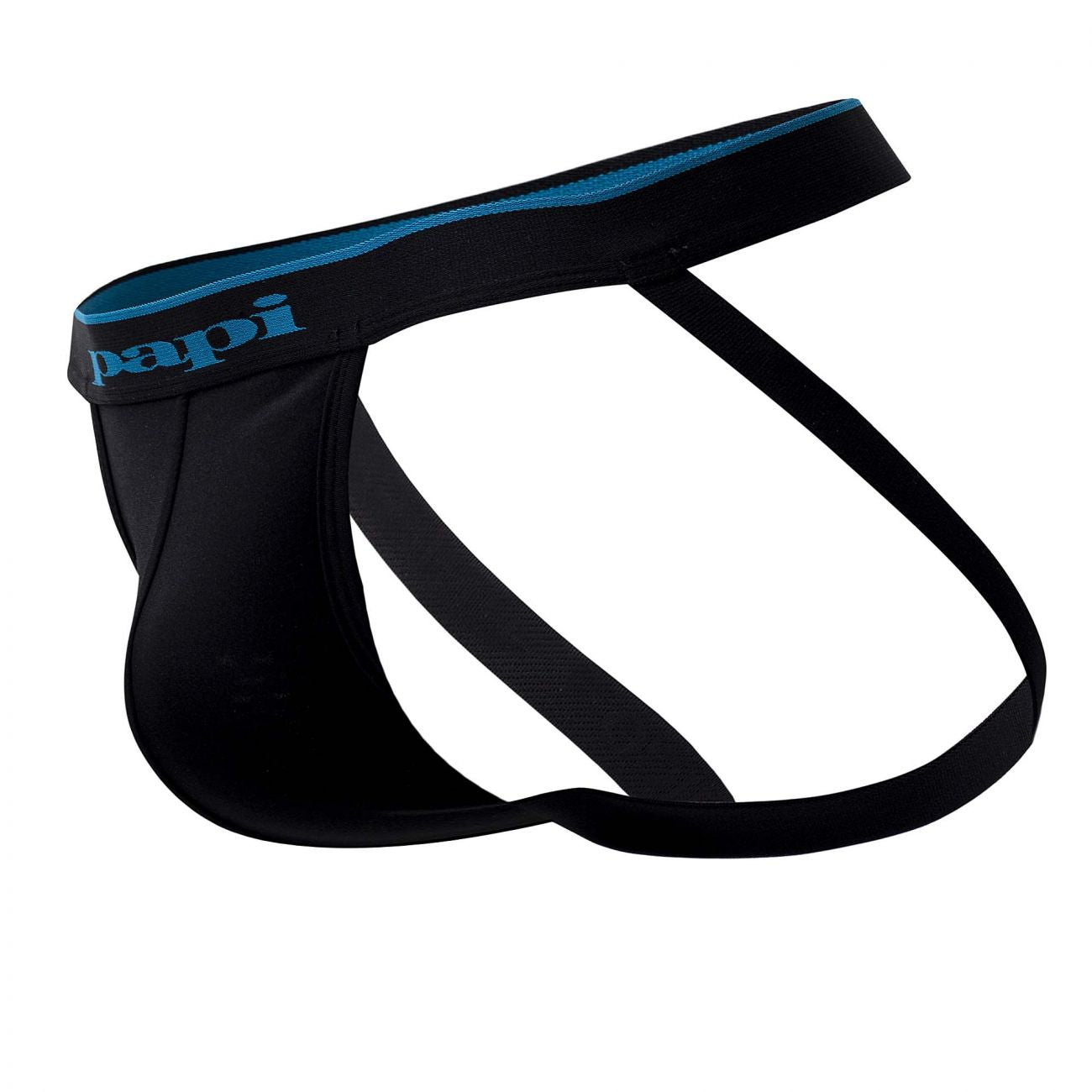 Papi UMPA049 Microflex Jockstrap Teal-Leopard