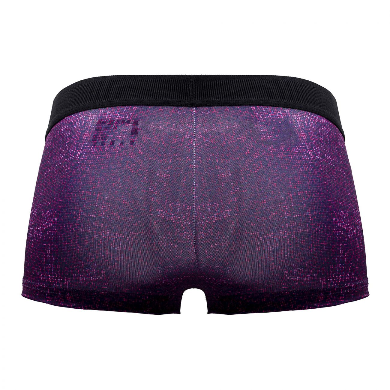 Papi UMPA050 Fashion Microflex Brazilian Trunks Purple Pixel Print