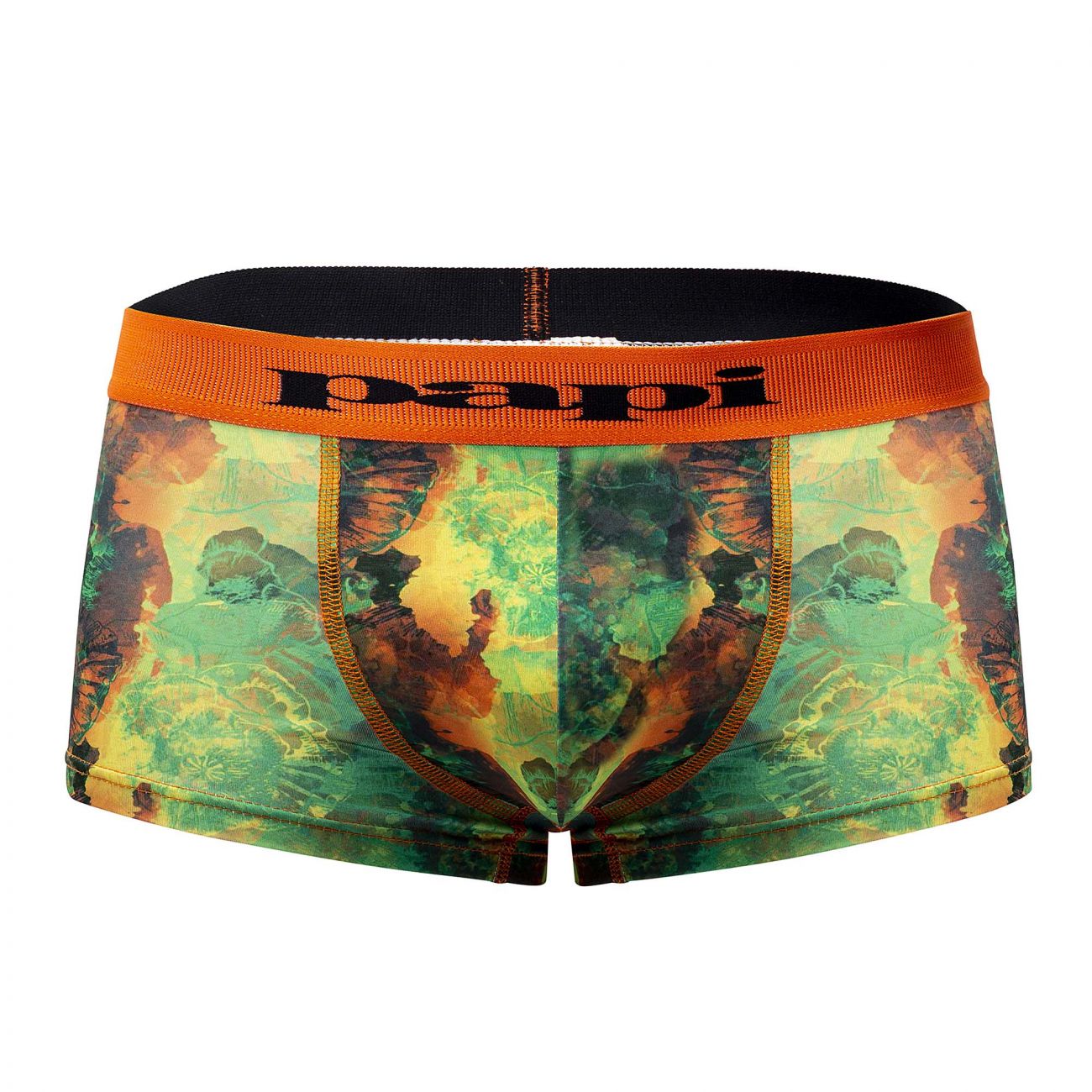Papi UMPA050 Fashion Microflex Brazilian Trunks Sunrise Multi Print