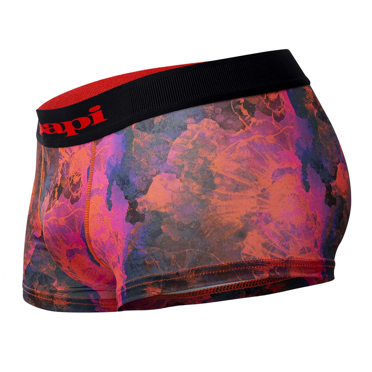 Papi UMPA050 Fashion Microflex Brazilian Trunks Sunset Multi Print