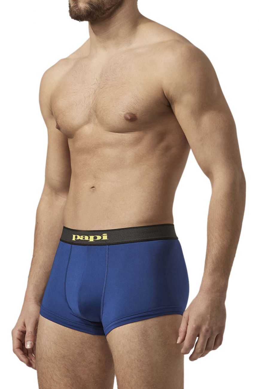 Papi UMPA074 2PK Microflex Brazilian Trunks Tie Dye-Blue