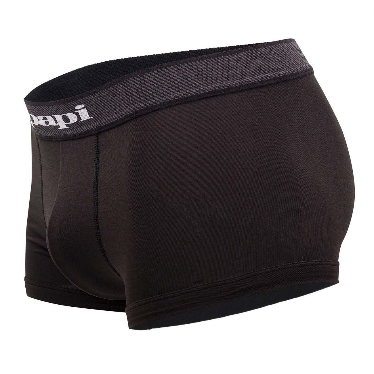 Papi UMPA076 2PK Microflex Brazilian Trunks Tropical-Black