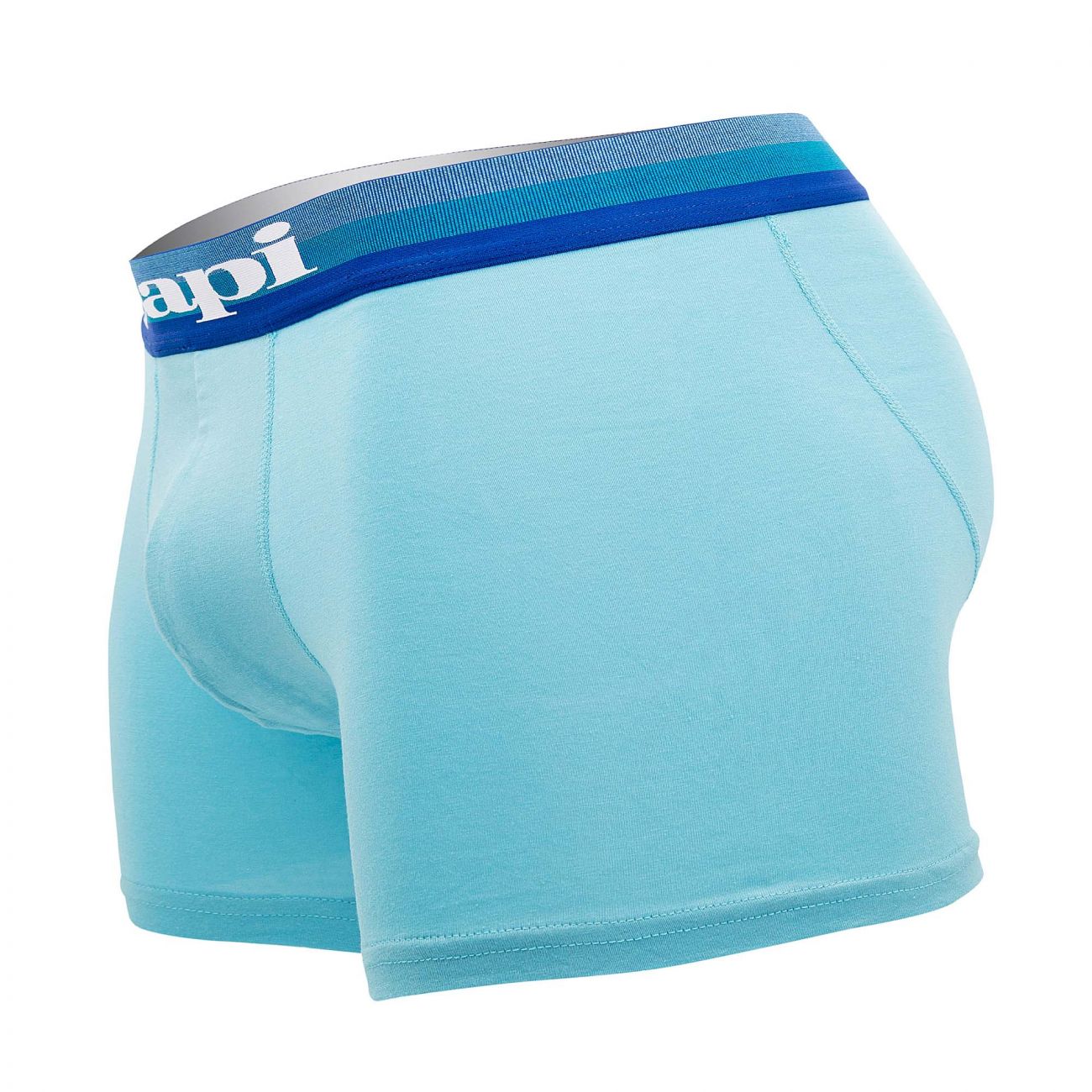 Papi UMPA088 2PK Microflex Brazilian Boxer Briefs Turquoise-Black