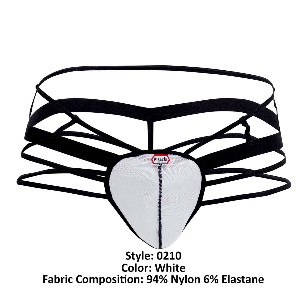Pikante 0210 Experiences Mesh G-String White