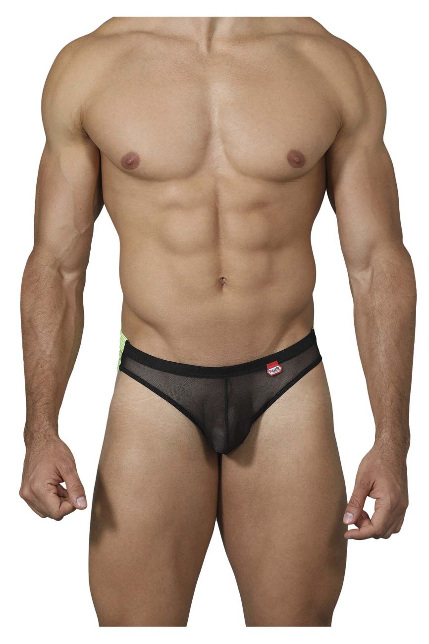 Pikante 0221 Energy Mesh Thongs Black