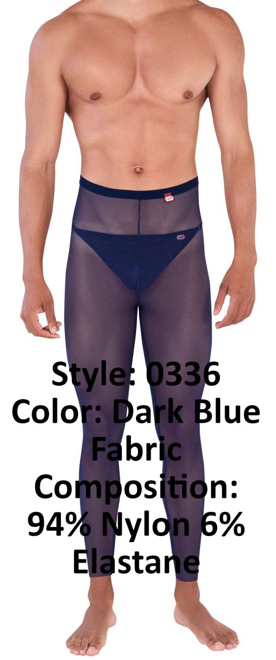 Pikante 0336 Manhood Long Johns Thongs Dark Blue