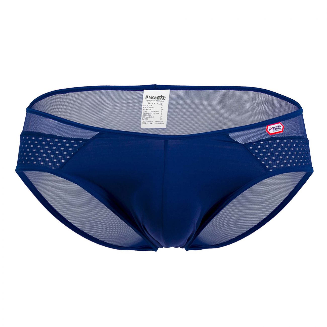 Pikante 0342 Leonidas Mesh Briefs Dark Blue
