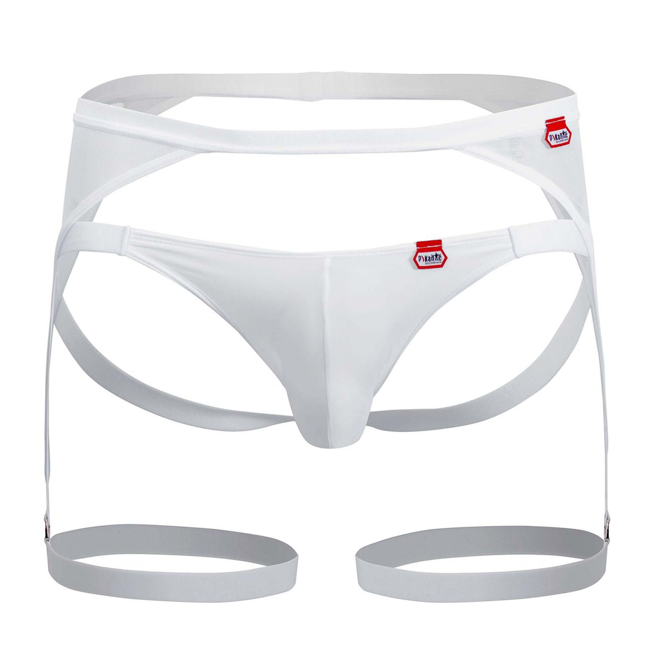 Pikante 0343 Magno Garter Jockstrap White