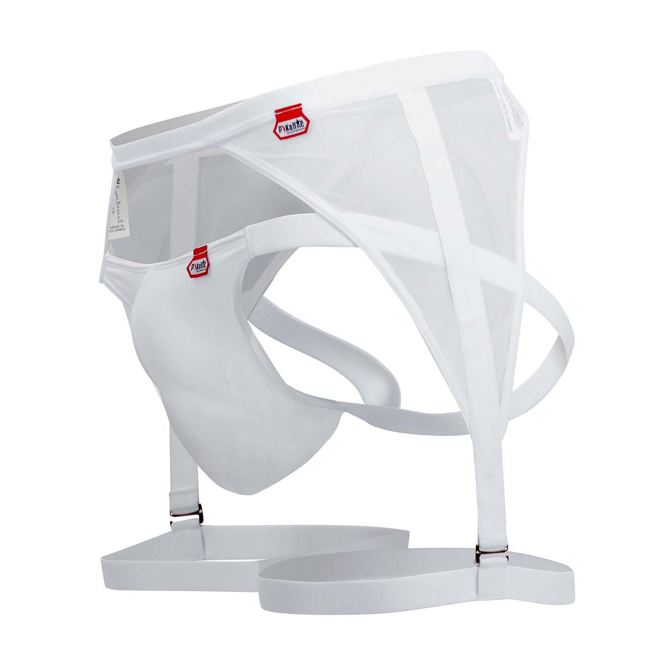 Pikante 0343 Magno Garter Jockstrap White