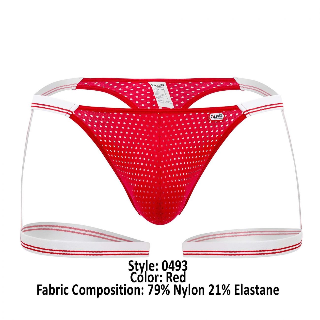 Pikante 0493 Conqueror Thongs Red