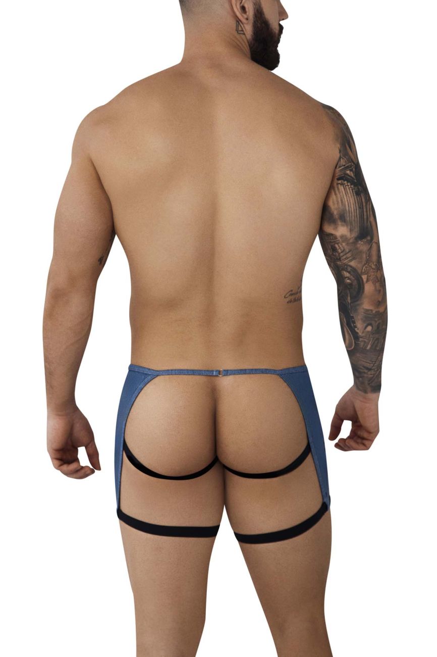 Pikante 0985 Hare Garter Jockstrap Blue