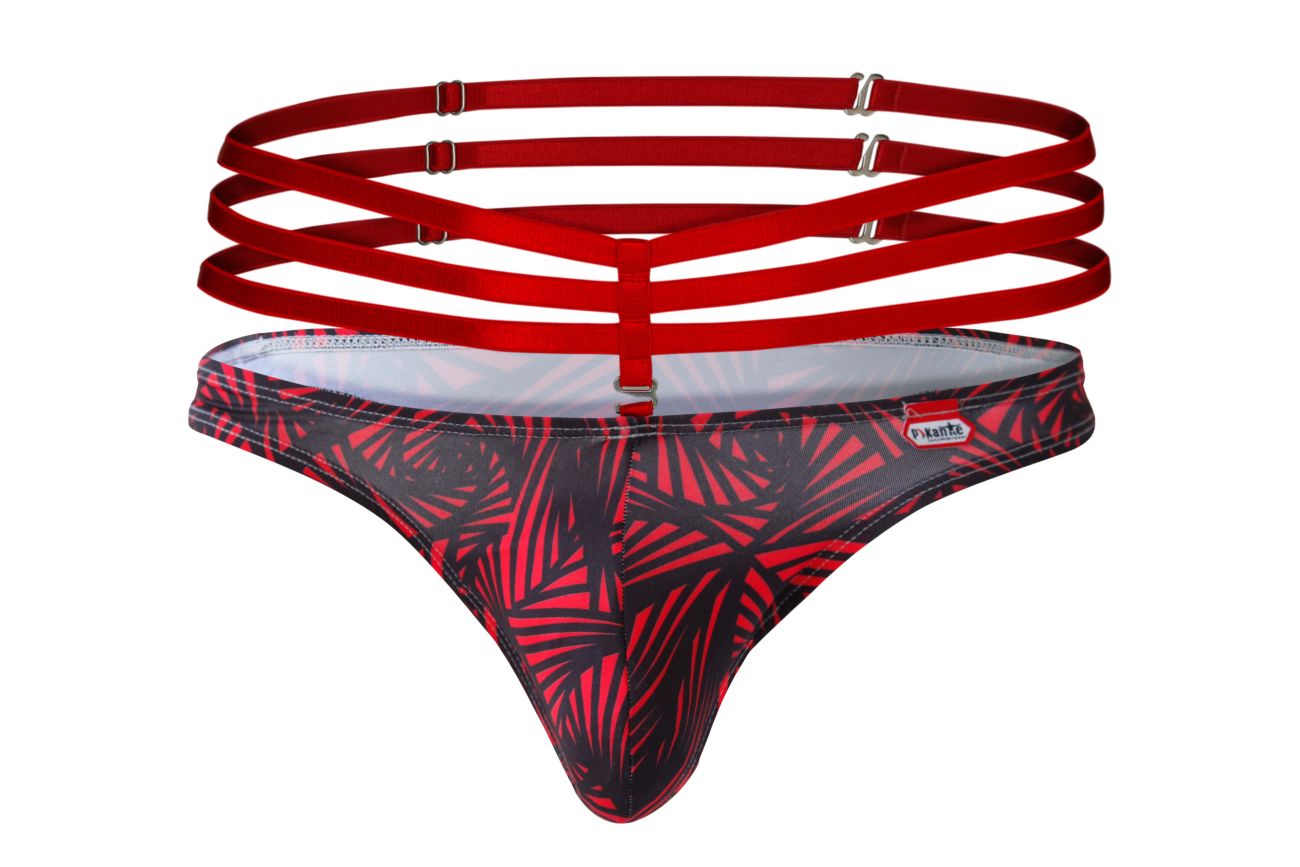 Pikante 1081 Fiery Thongs Red