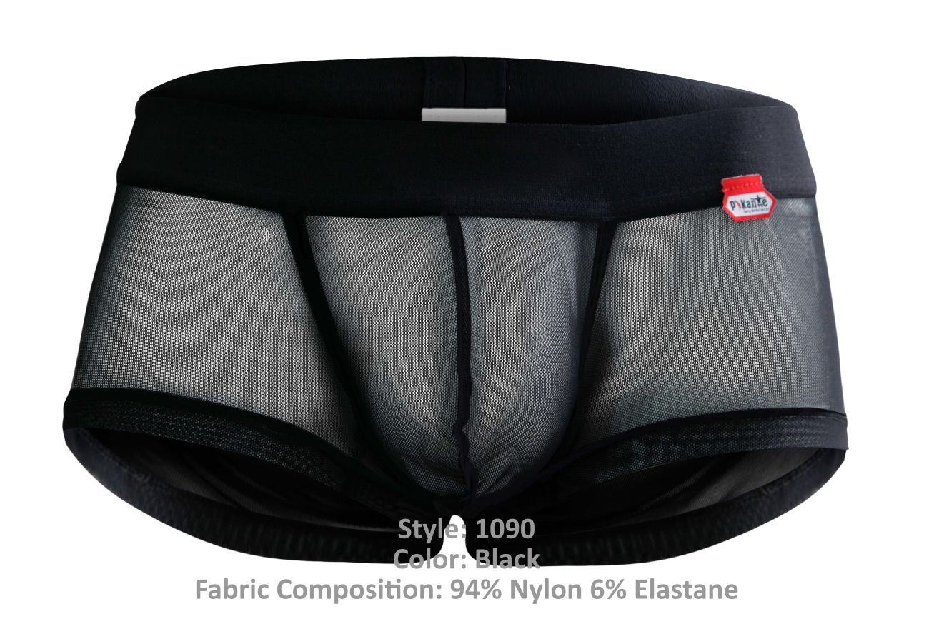 Pikante 1090 Burly Mesh Trunks Black