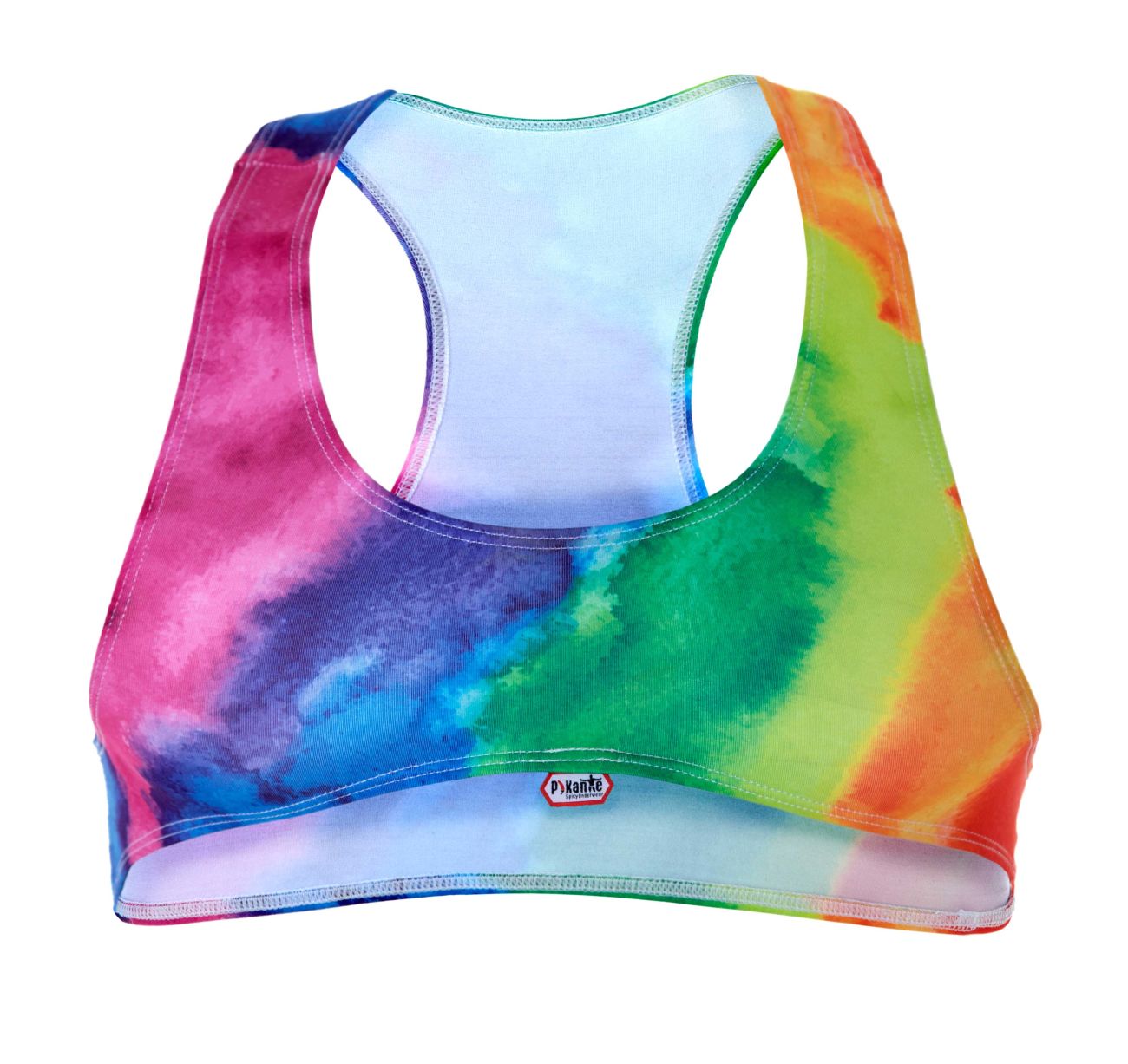Pikante 1267 Ultra Crop Top Rainbow
