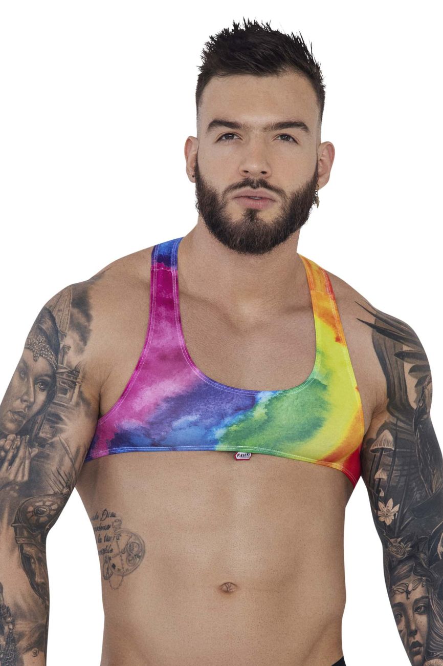 Pikante 1267 Ultra Crop Top Rainbow