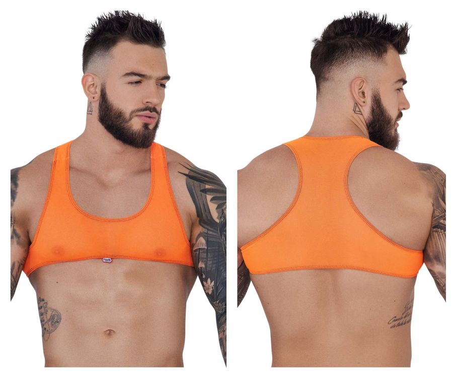 Pikante 1272 Sonar Crop Top Orange