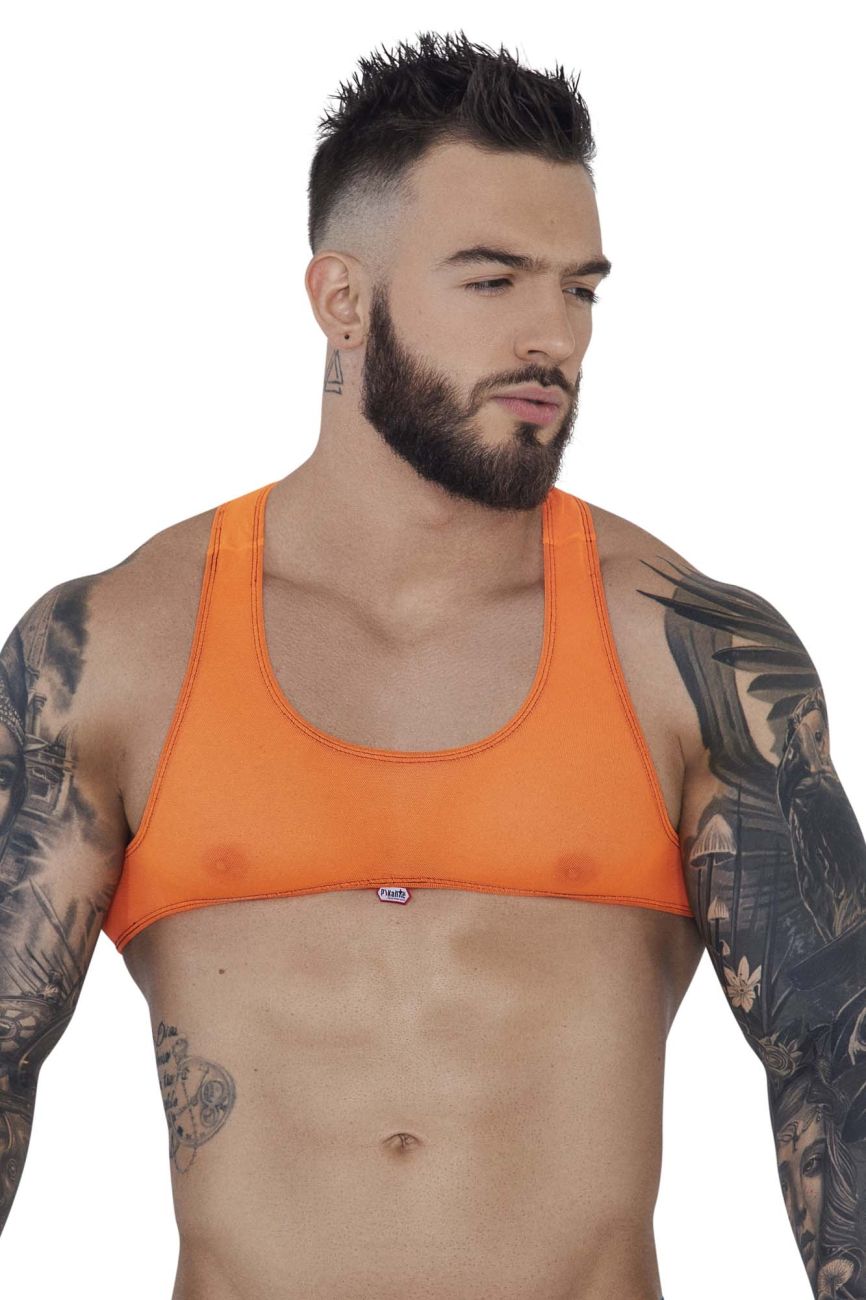 Pikante 1272 Sonar Crop Top Orange