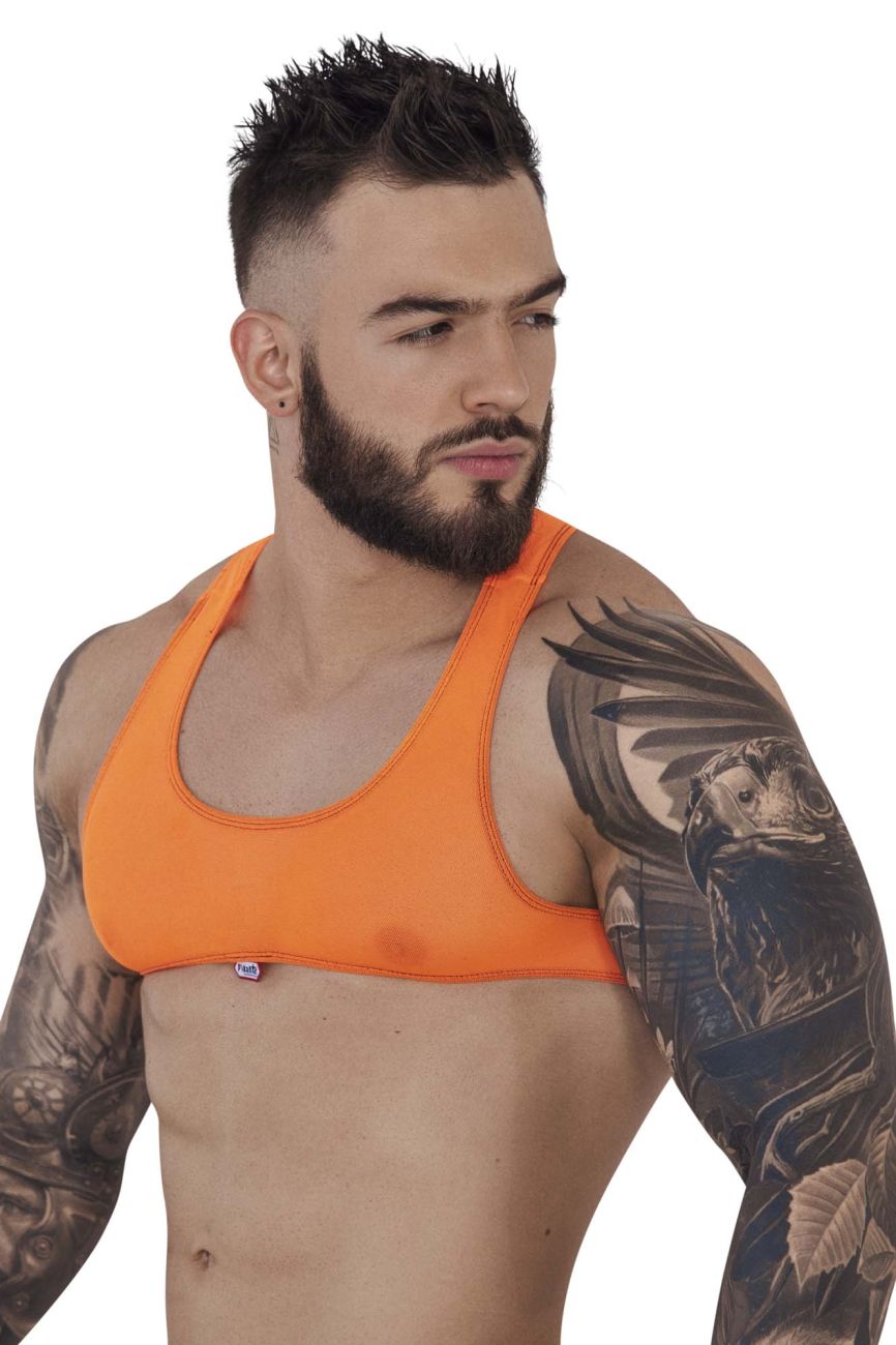 Pikante 1272 Sonar Crop Top Orange