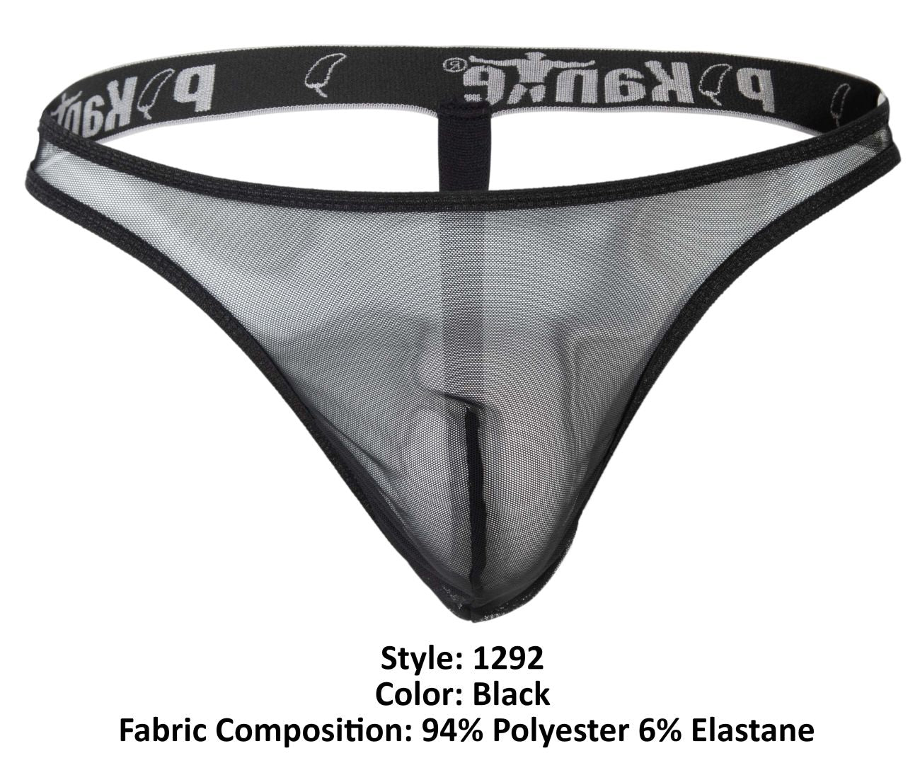 Pikante 1292 Creamfieland Thongs Black