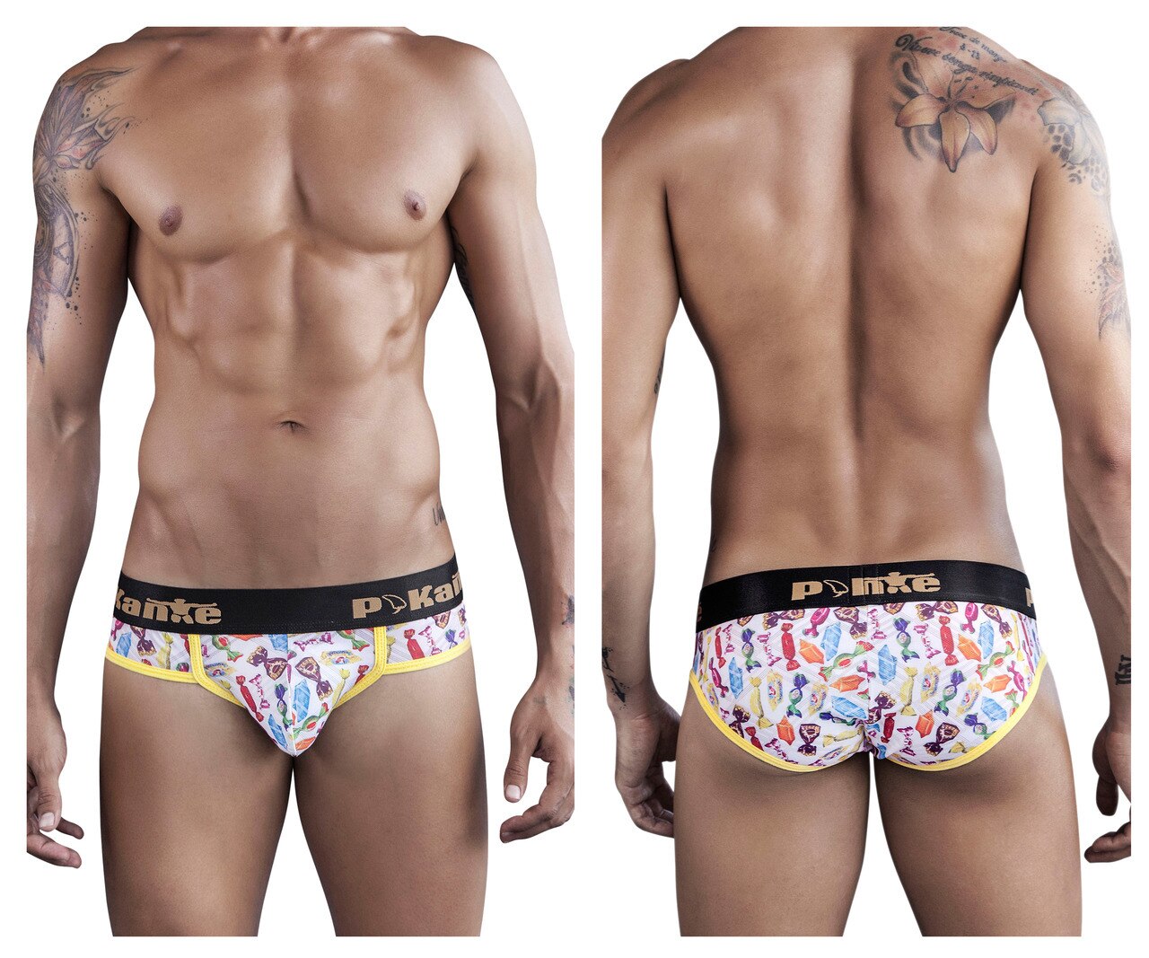 SALE - Mens Trick or Treat Briefs, Candy Underwear