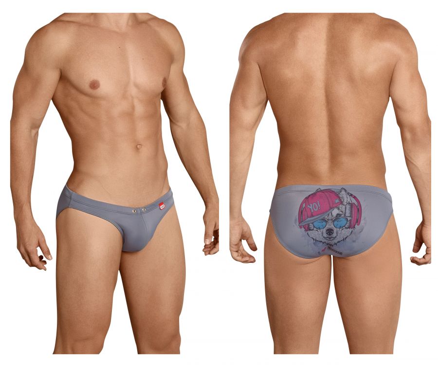 Pikante 8713 Headset Briefs Gray