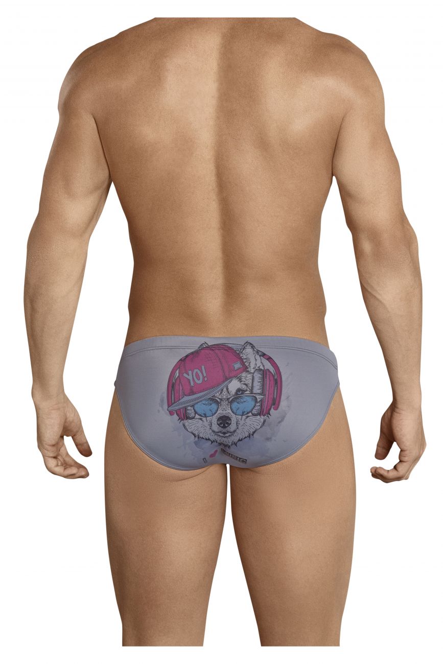Pikante 8713 Headset Briefs Gray