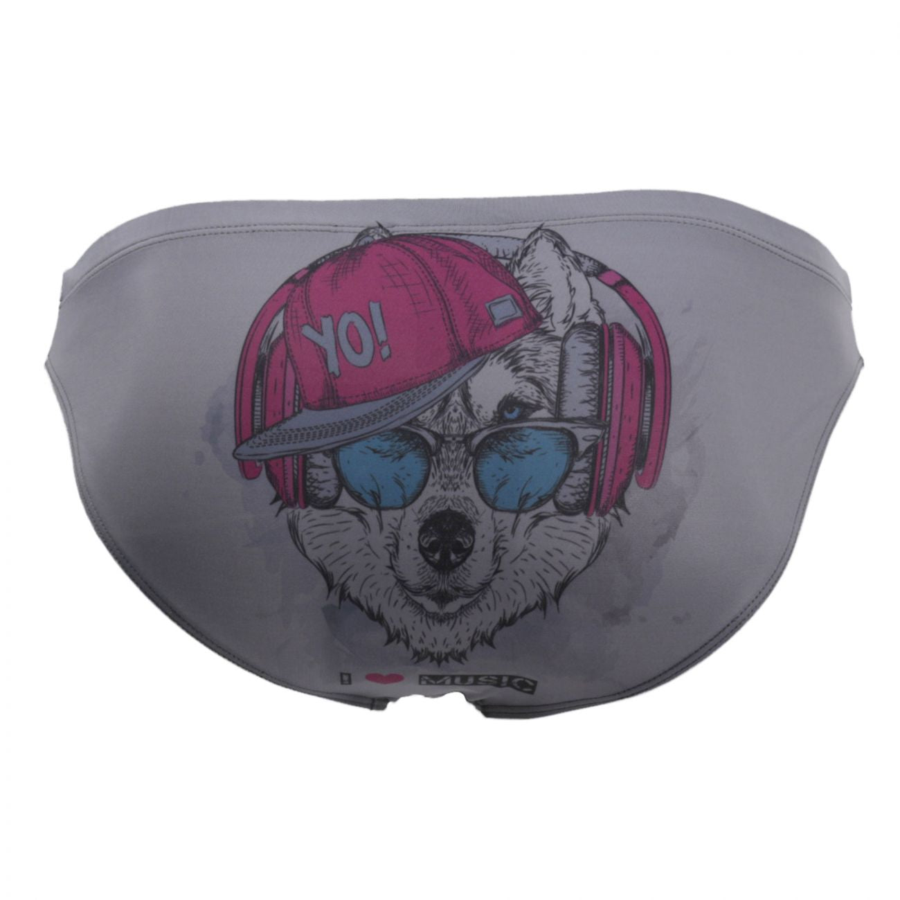 Pikante 8713 Headset Briefs Gray