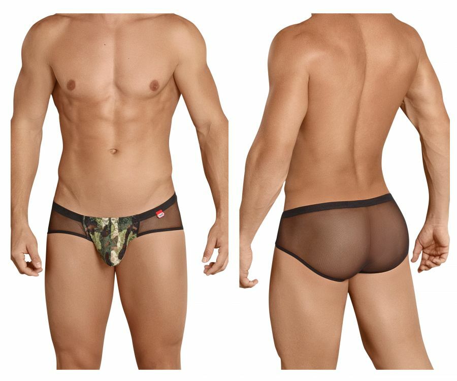 SALE - Mens Bikini Briefs with Army Pouch Front