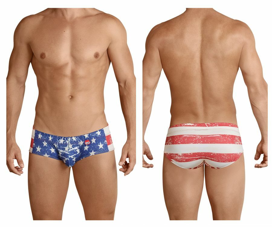 JCSTK - Mens USA Flag Anatomic Bikini Briefs