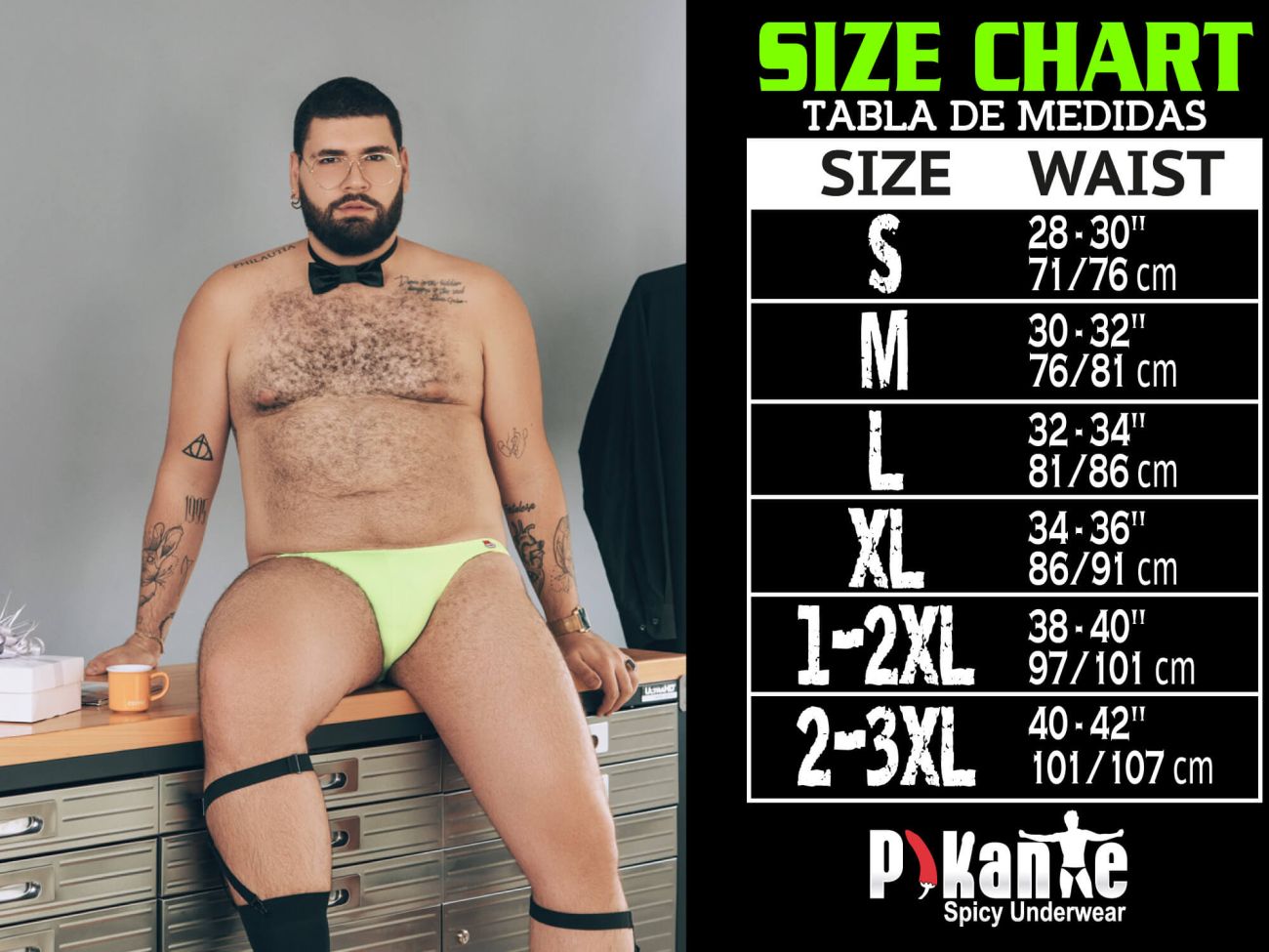 Pikante 0980X Angola Ball Lifter C-Ring Fluro Green Plus Sizes