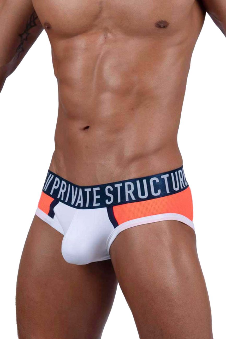 Private Structure BAUT4388 Athlete Mini Briefs White League