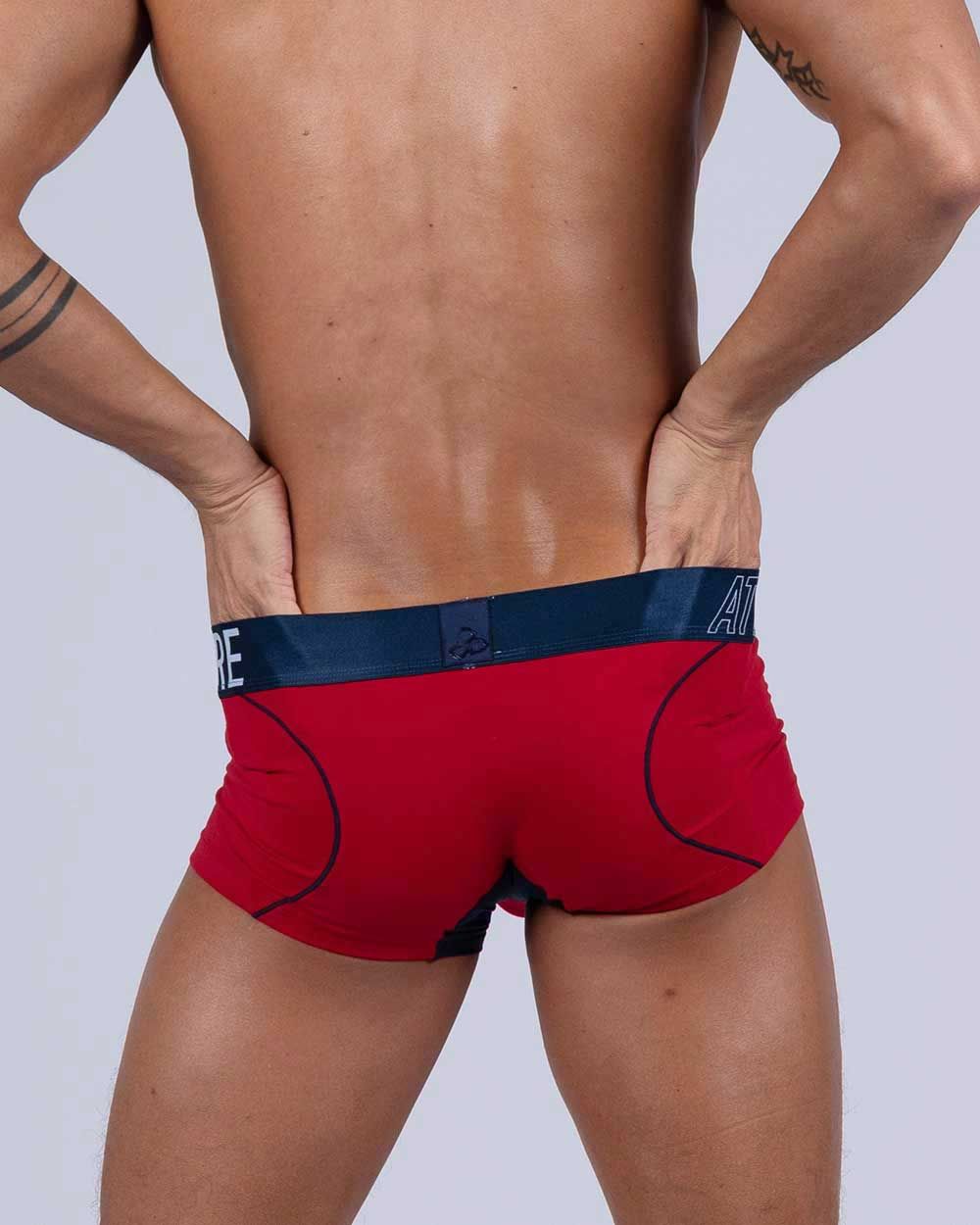 Private Structure BAUT4389 Athlete Trunks Red Falcon