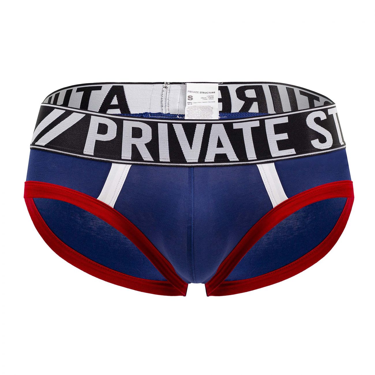 Private Structure BAUX4186 Athlete Mini Briefs Navy