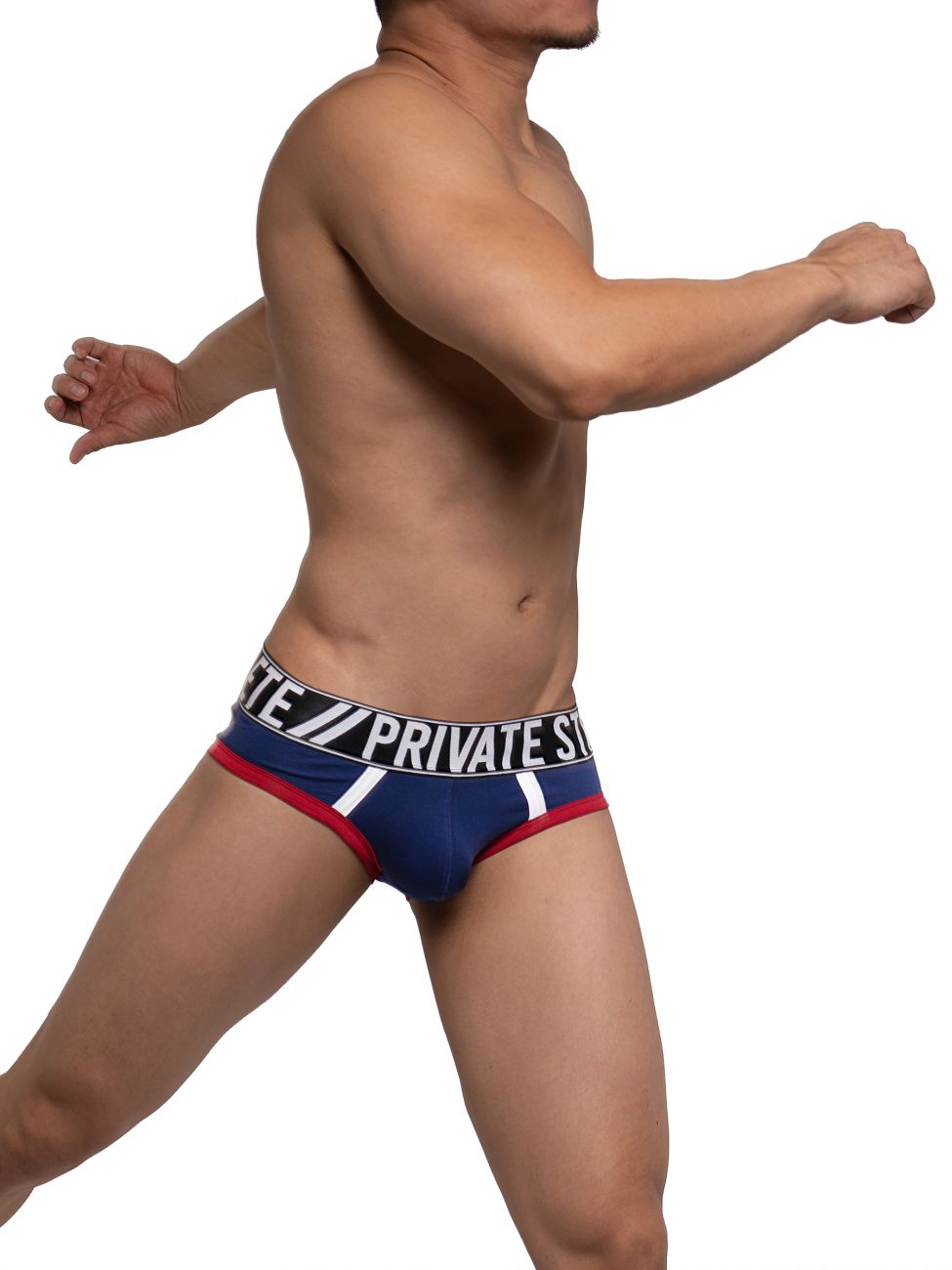 Private Structure BAUX4186 Athlete Mini Briefs Navy