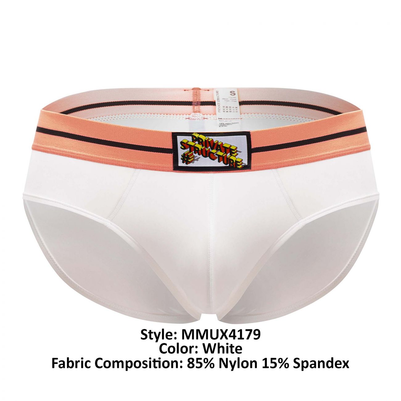 Private Structure MMUX4179 Micro Maniac Mini Briefs White