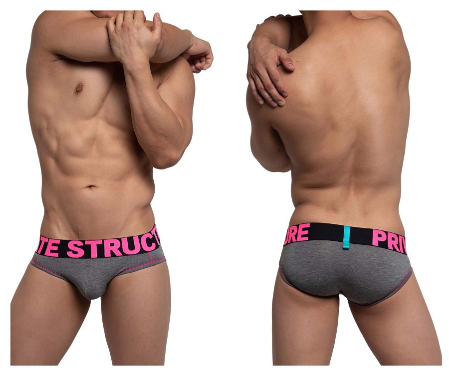 Private Structure PMUX4181 Modality Mini Briefs Melange Magenta