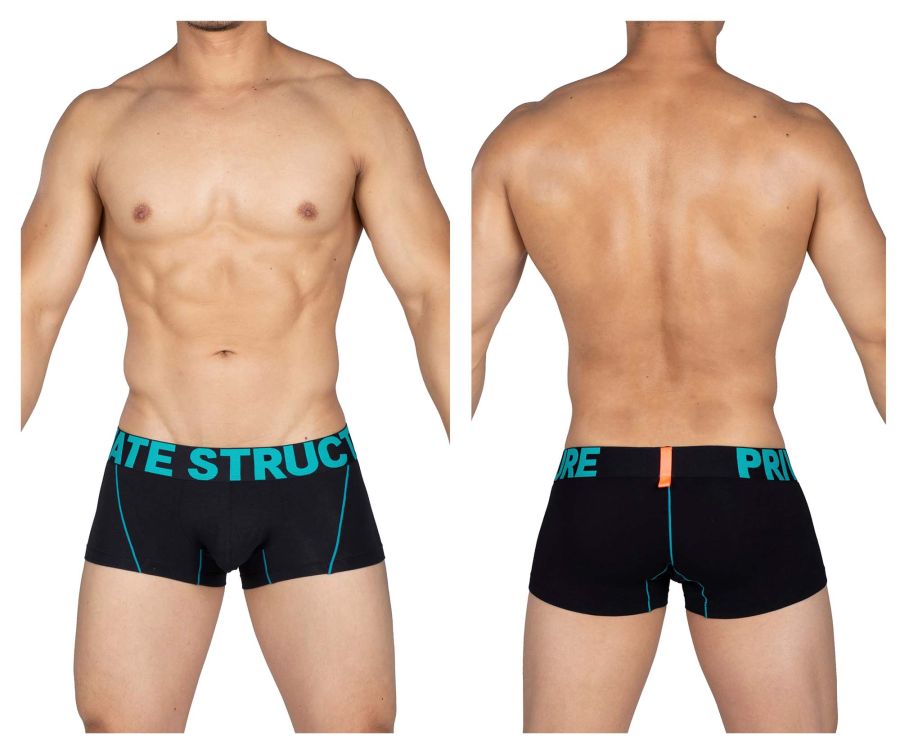 Private Structure PMUX4182 Modality Trunks Black Turquoise