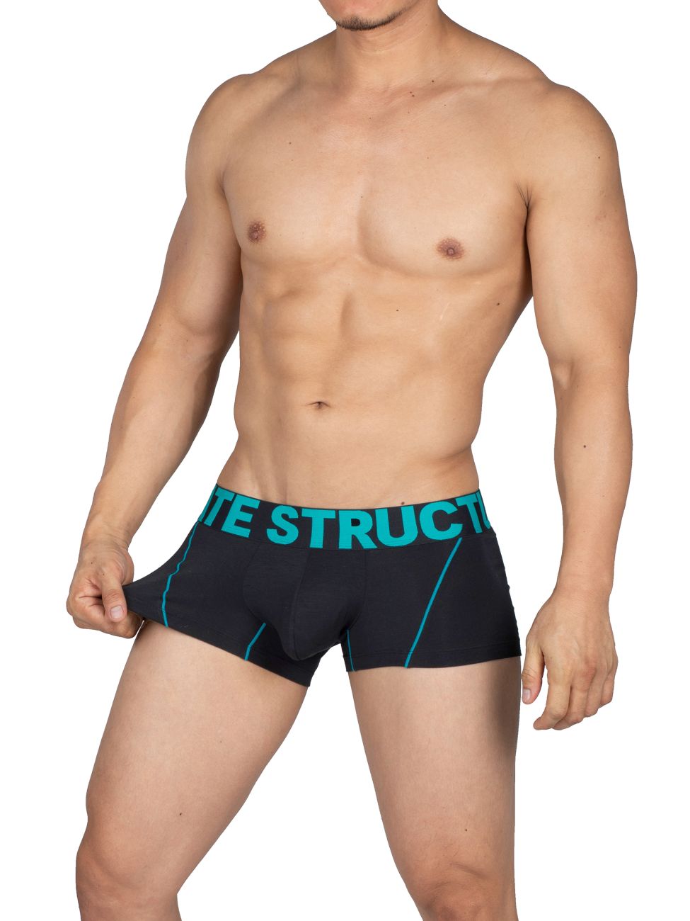 Private Structure PMUX4182 Modality Trunks Black Turquoise