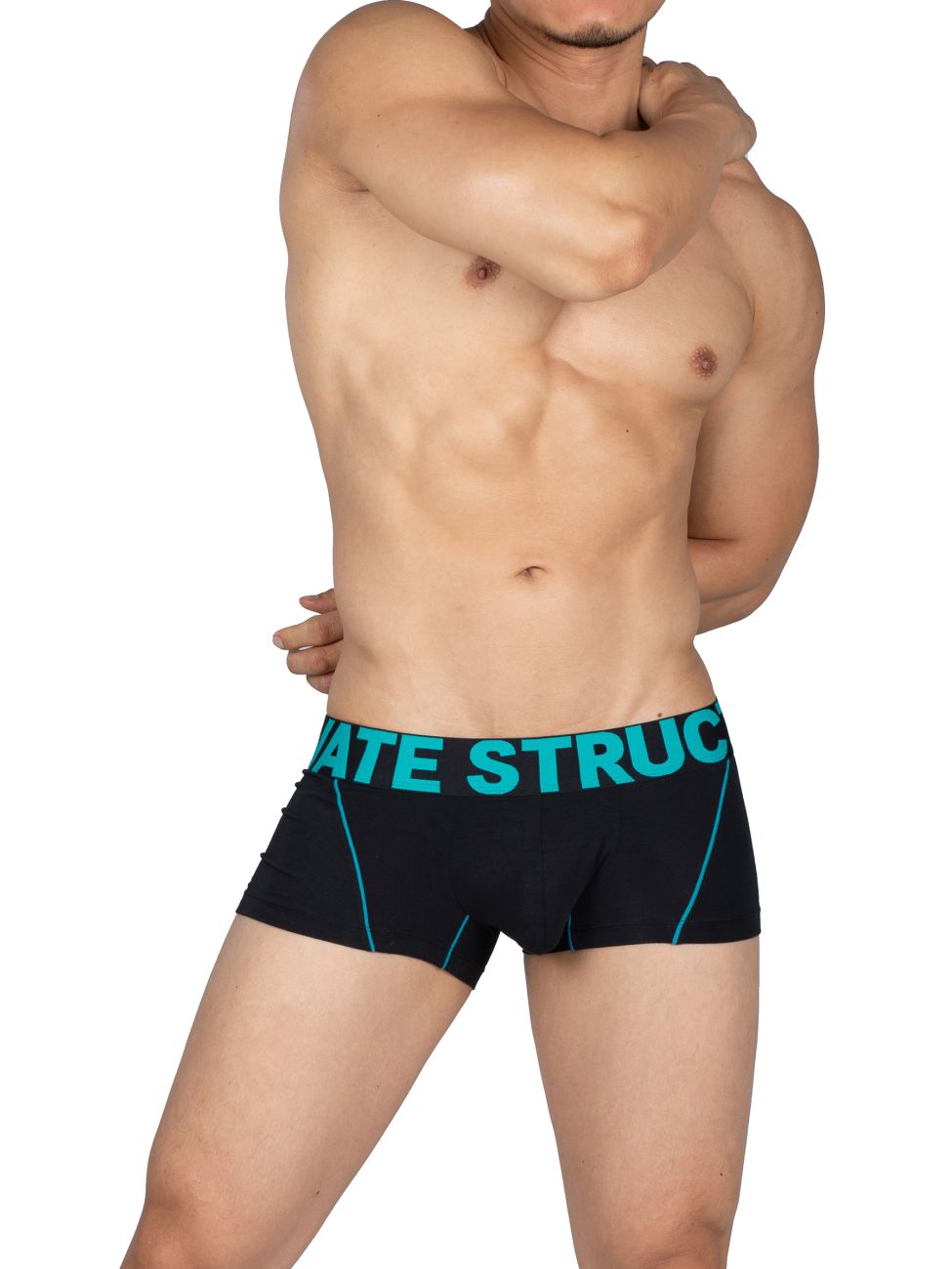 Private Structure PMUX4182 Modality Trunks Black Turquoise