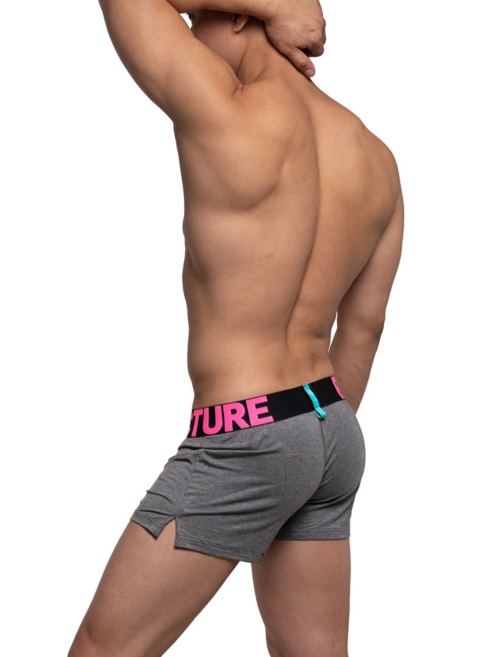 Private Structure PMUX4183 Modality Lounge Shorts Melange Magenta