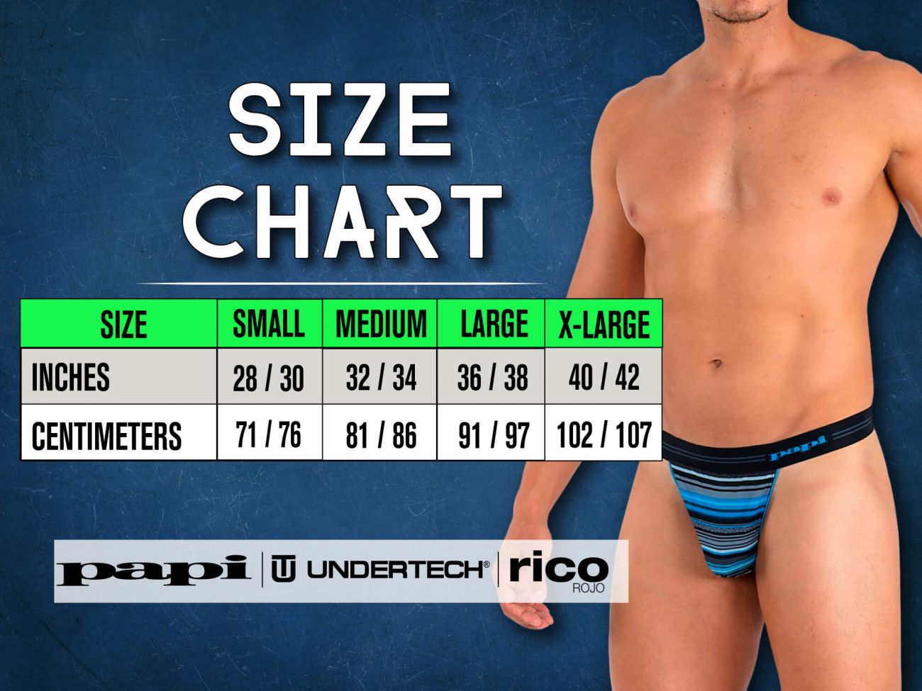 Rico 250322 5PK Low Briefs Red