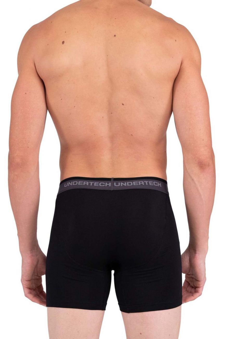 Undertech 342703 3PK Solid Boxer Briefs