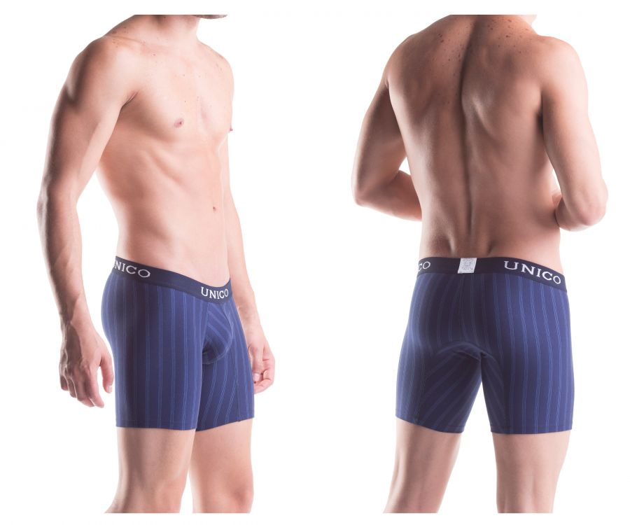 Unico 1400090382 Boxer Briefs Paralelo Blue