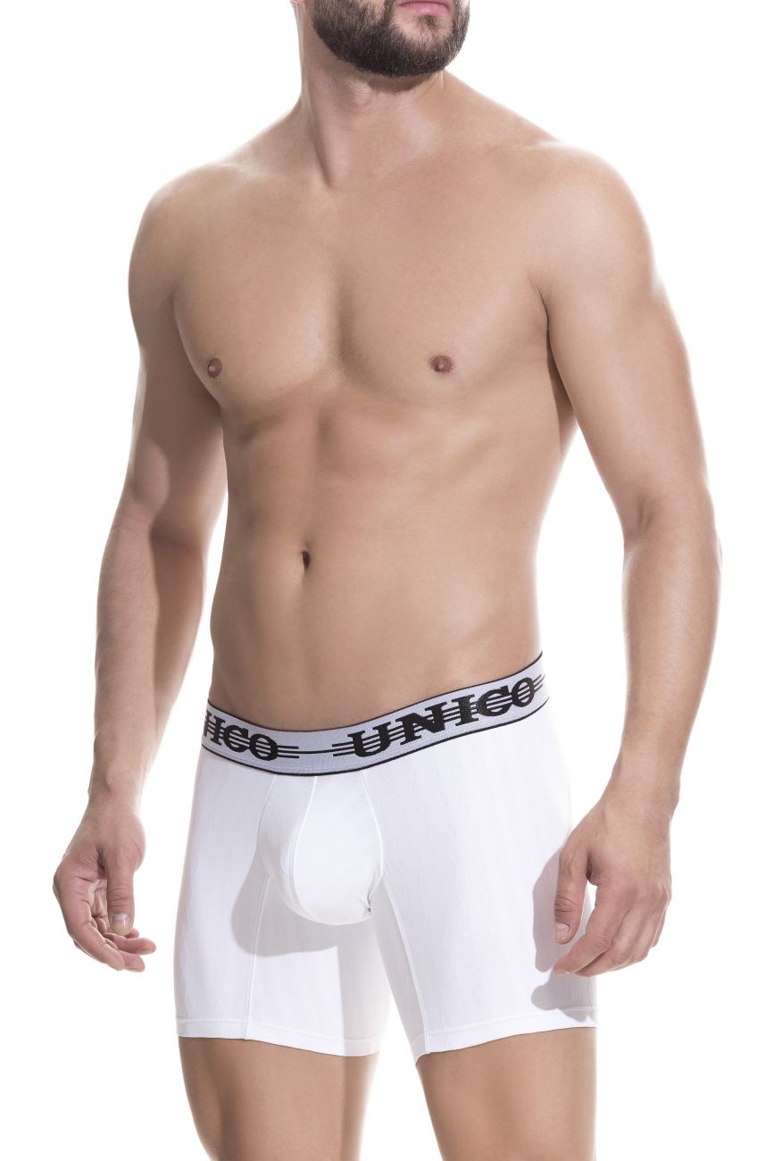 Unico 1802010021000 Boxer Briefs Mantra White