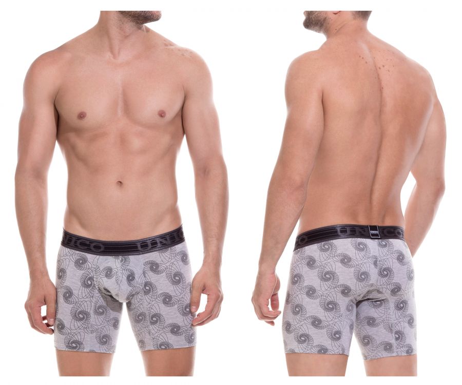Unico 1803010021205 Boxer Briefs Psichobilly Gray Printed