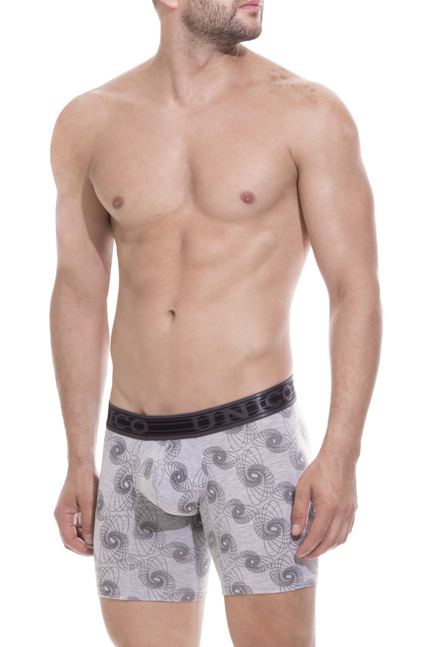 Unico 1803010021205 Boxer Briefs Psichobilly Gray Printed